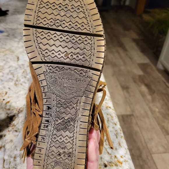 El Vaquero Tahoe Rabbit Fur Fringe Boots 37